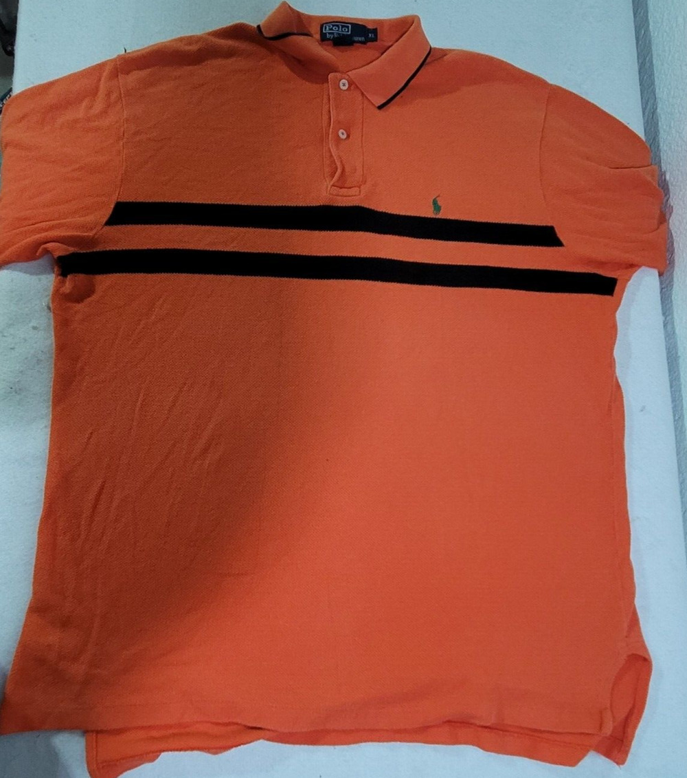 Vintage POLO RALPH LAUREN Mens XL Orange